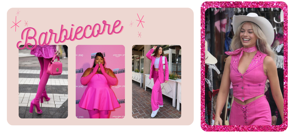 combinações de cores para looks rosa