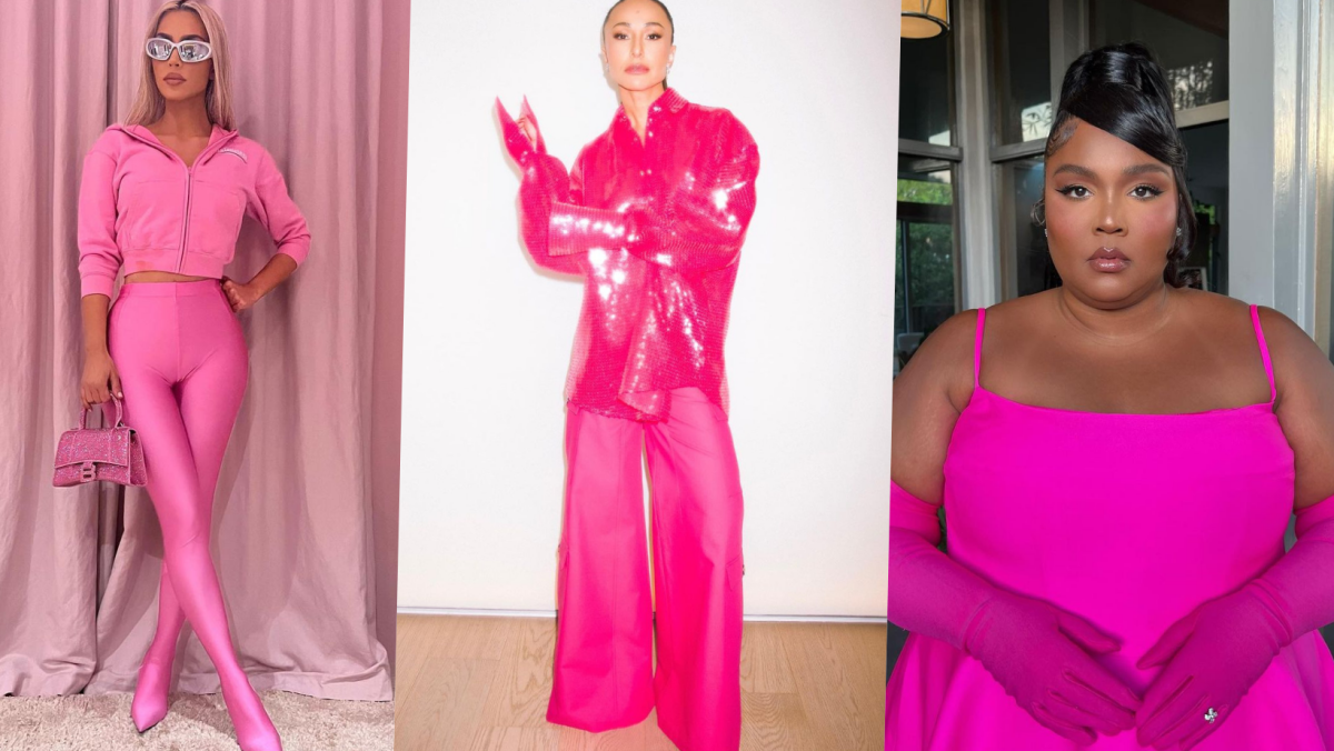 acessórios maximalistas rosa