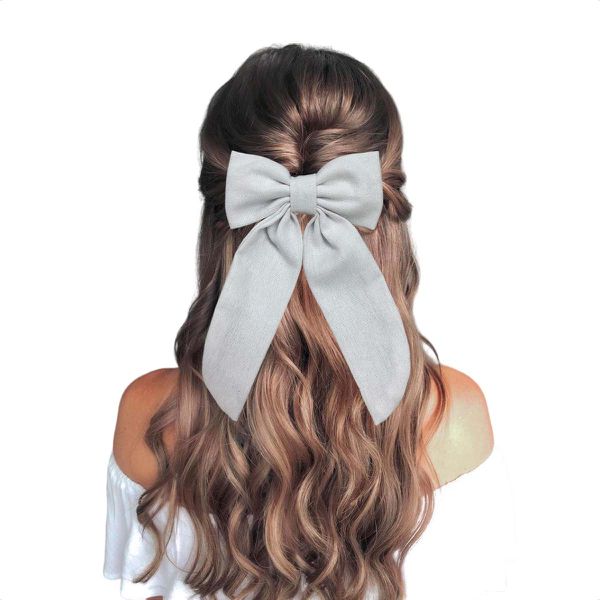 como usar laço grande no cabelo