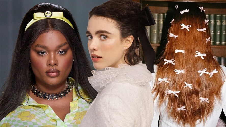 laço de fita para cabelo tutorial