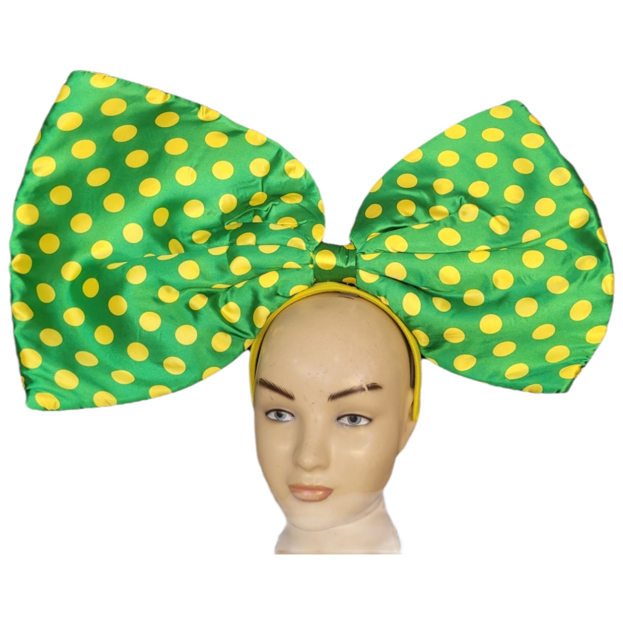 Tendência de acessórios de cabelo com laços gigantes