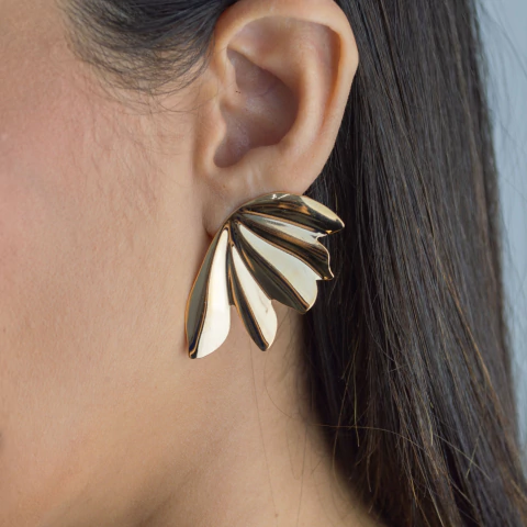 tendência metal martelado luxo orgânico