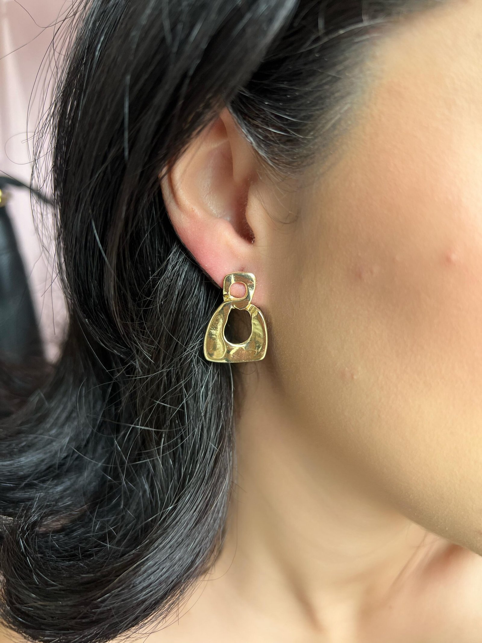 joias artesanais efeito martelado