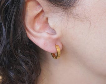 tendência minimalista argolas