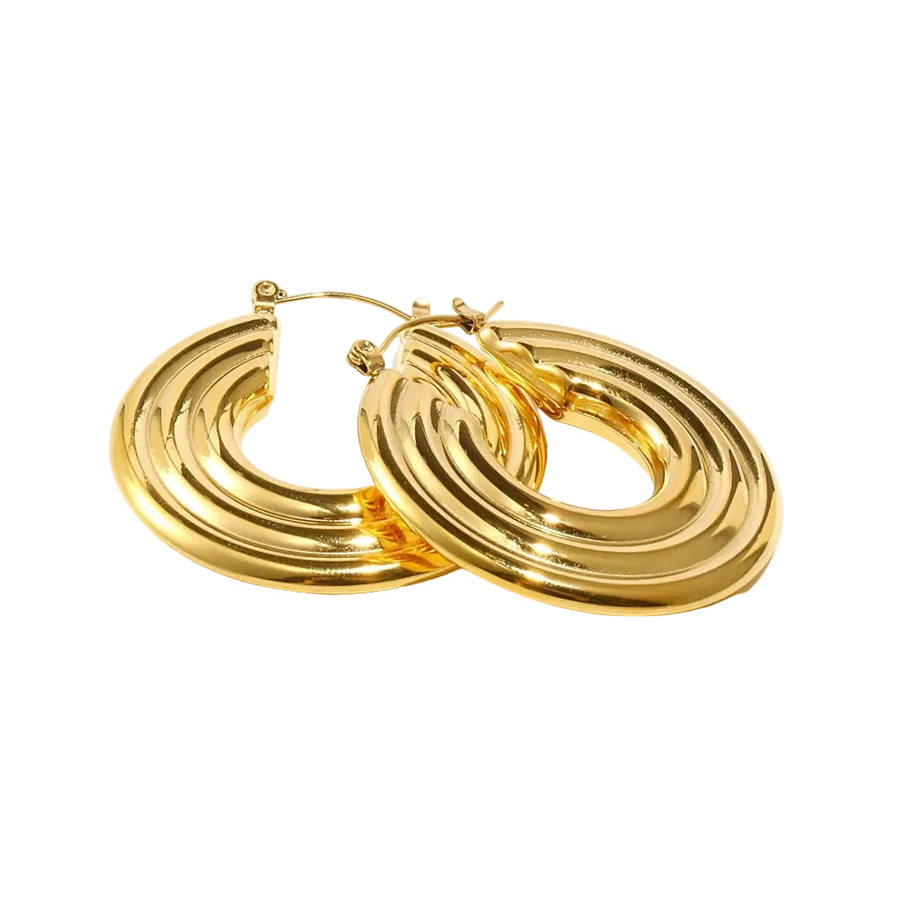 argolas com formatos esculturais