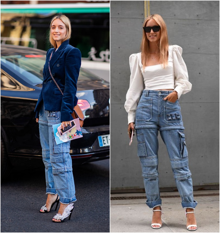 Acessórios essenciais para looks com calça cargo e salto