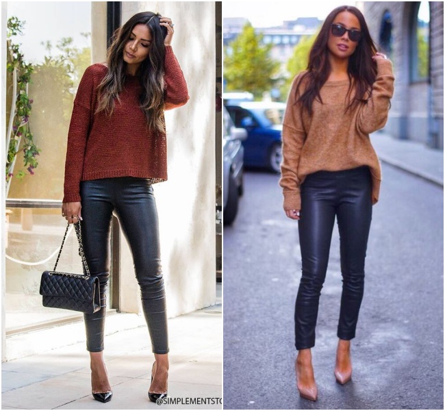 Dicas de Estilização: Combinando Calça de Couro com Peças Leves e Calçados