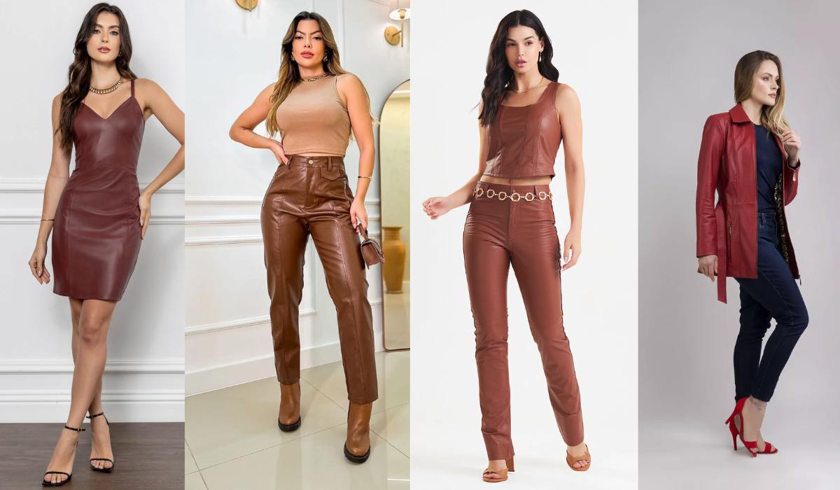 5 Cores de Calça de Couro que Vão Dominar 2025 e 2026
