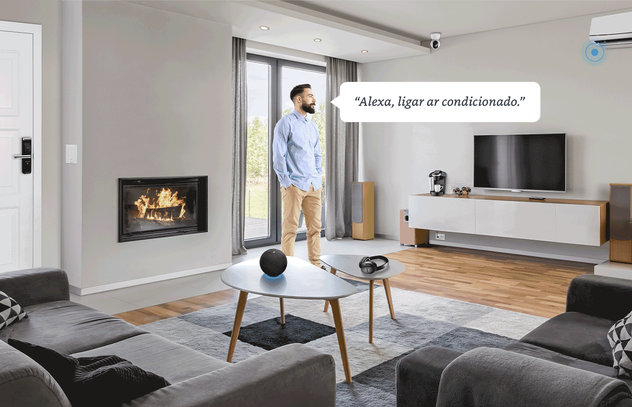 Tendência de casas inteligentes conectadas pela Alexa