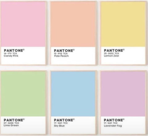 Tendência de cores pastel (Candy Colors)