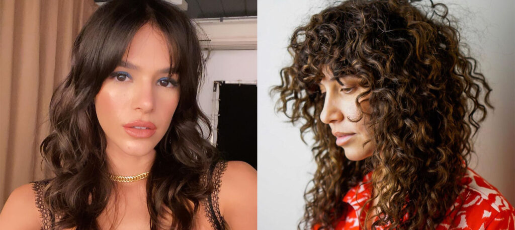 corte de cabelo médio camadas 2025