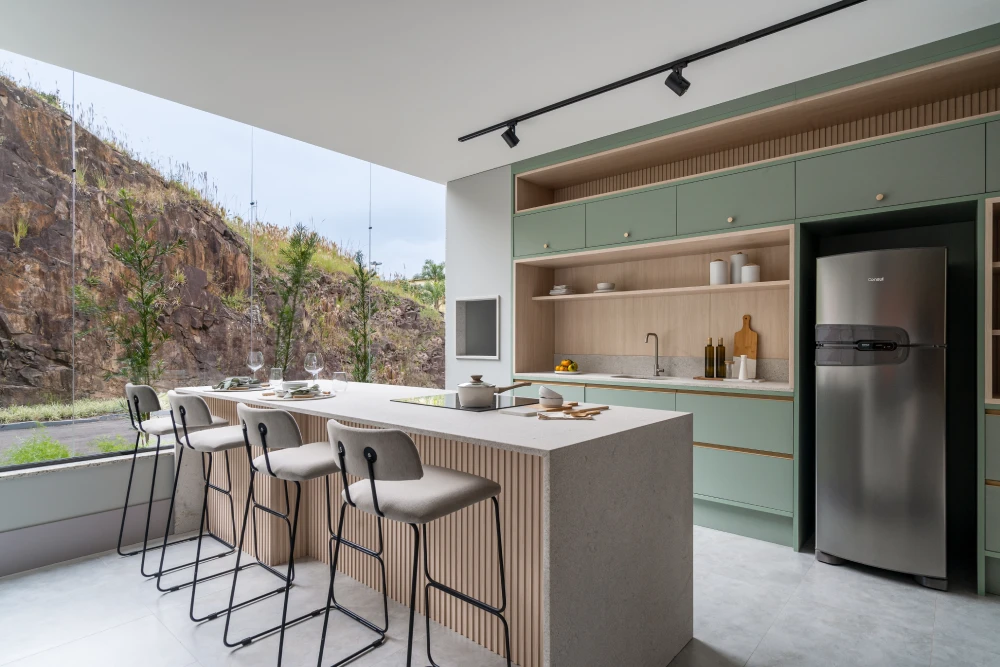 Decoração Biofílica: Leve a Natureza para sua Cozinha Integrada