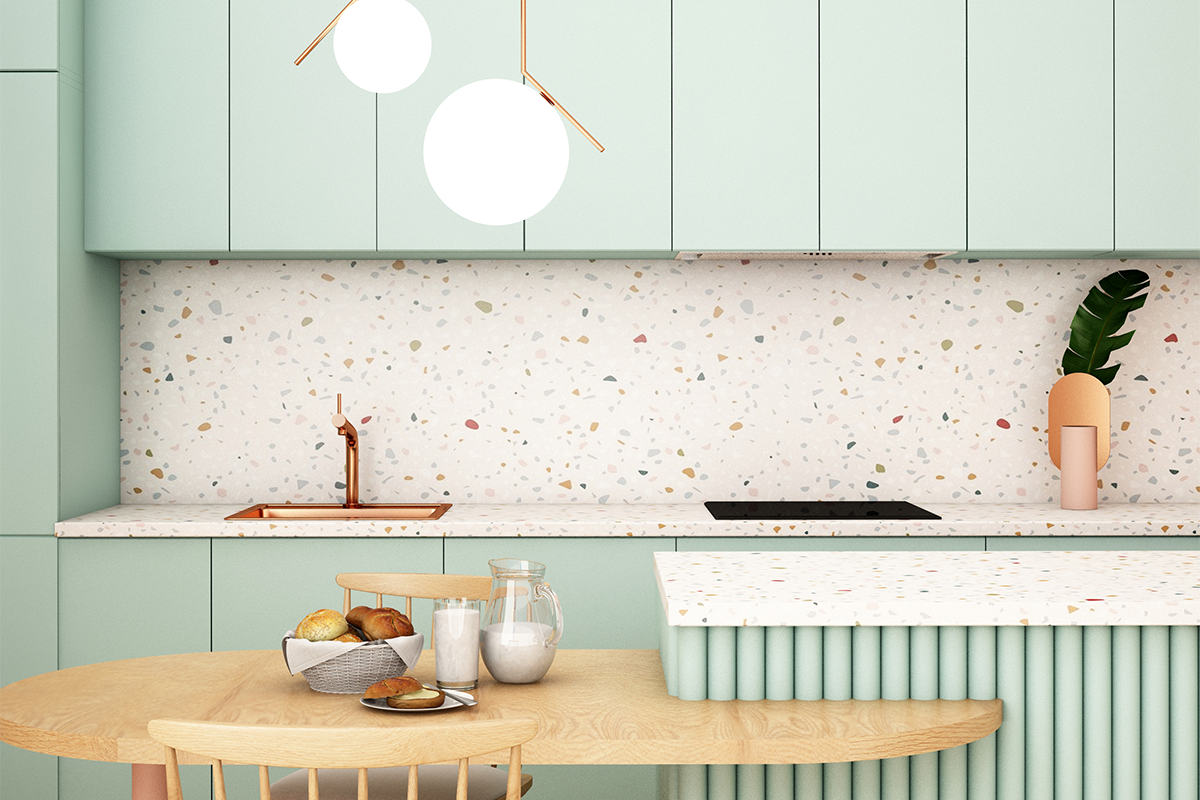 Tendência de cozinhas coloridas: verde e azul em alta