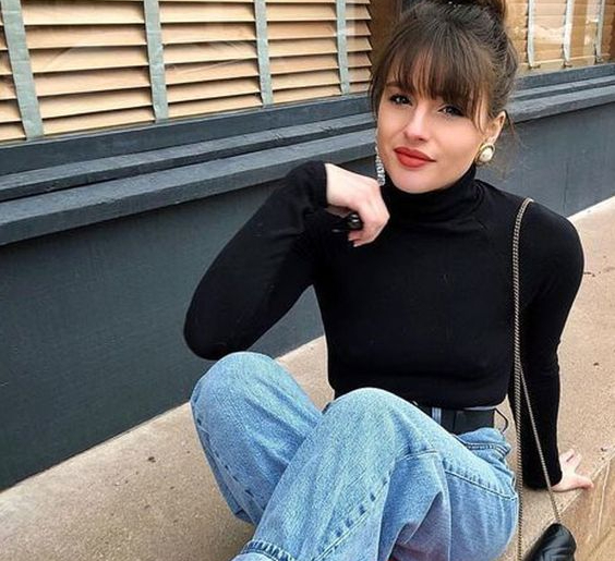 Tendência de gola alta (turtleneck) no inverno