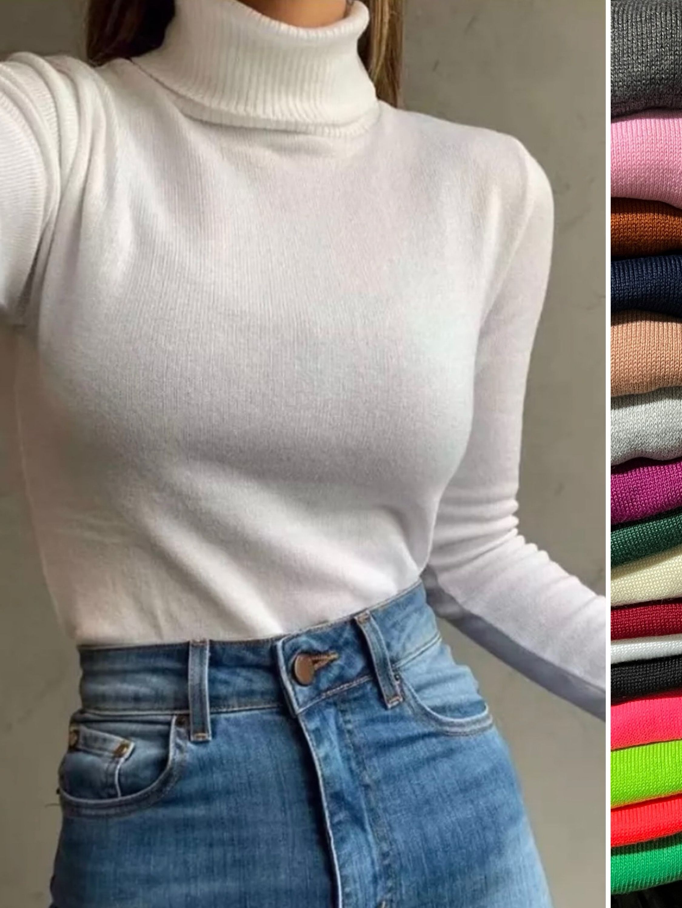 As Cores de Gola Alta que Vão Dominar o Inverno 2025/2026