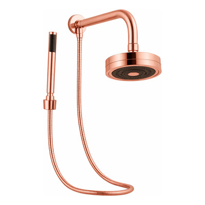 Como combinar rose gold com madeira na decoração do banheiro