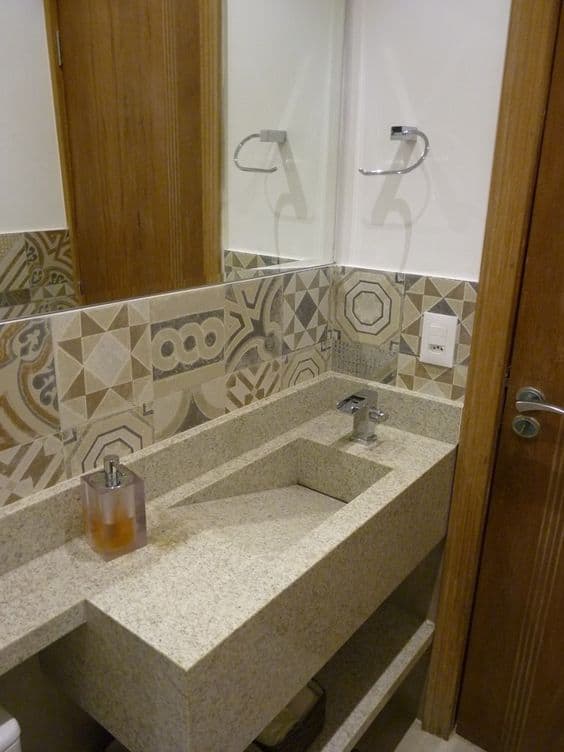 tendência luxo silencioso banheiro