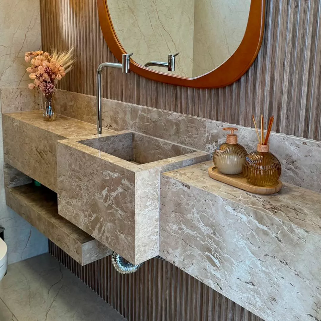 tendência luxo silencioso banheiro