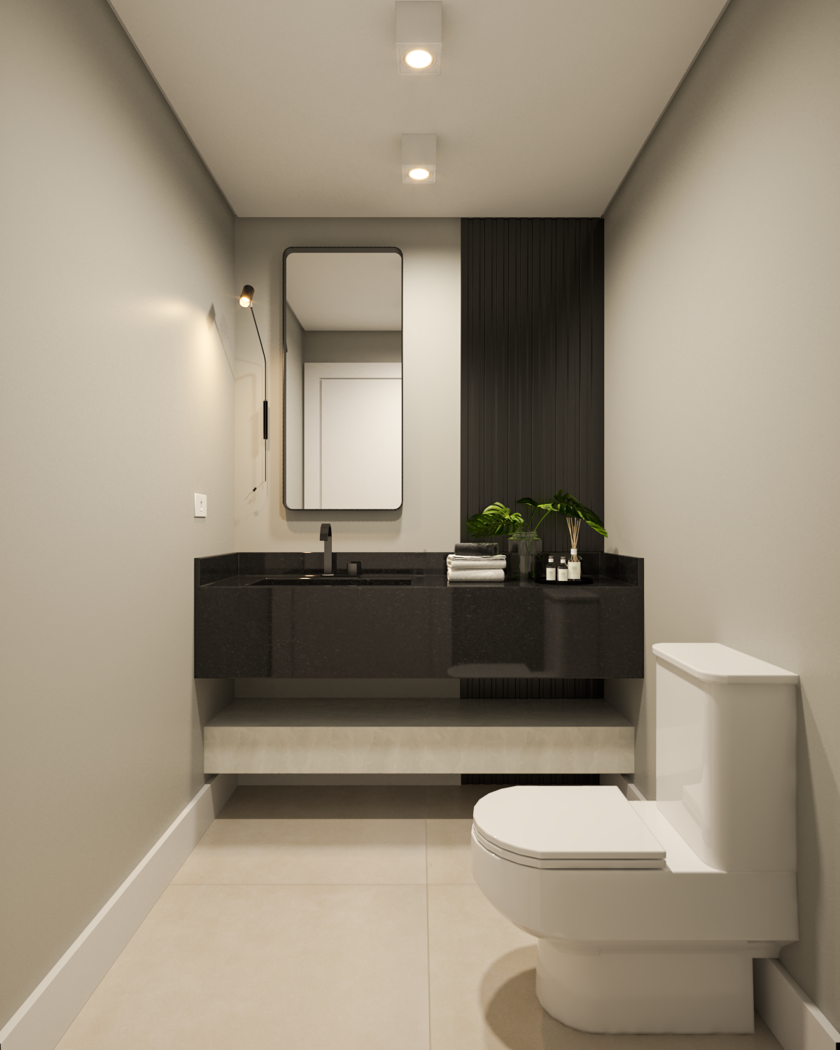 tendência luxo silencioso banheiro