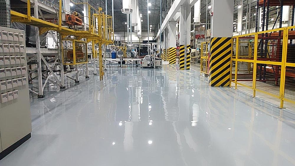 Tendência de pisos monolíticos (cimento queimado e epóxi)