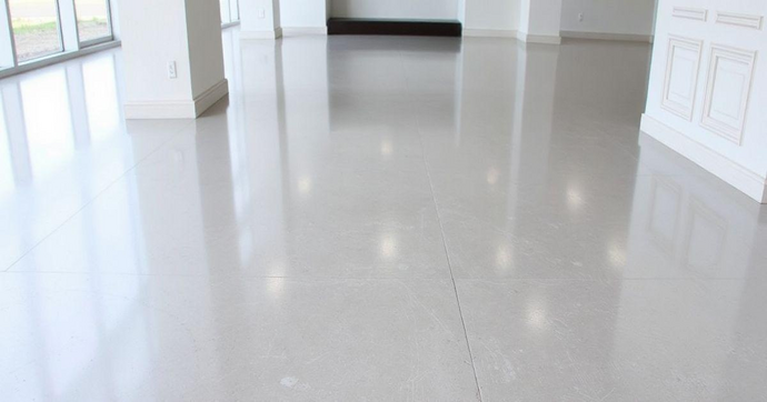 Tendência de pisos monolíticos (cimento queimado e epóxi)