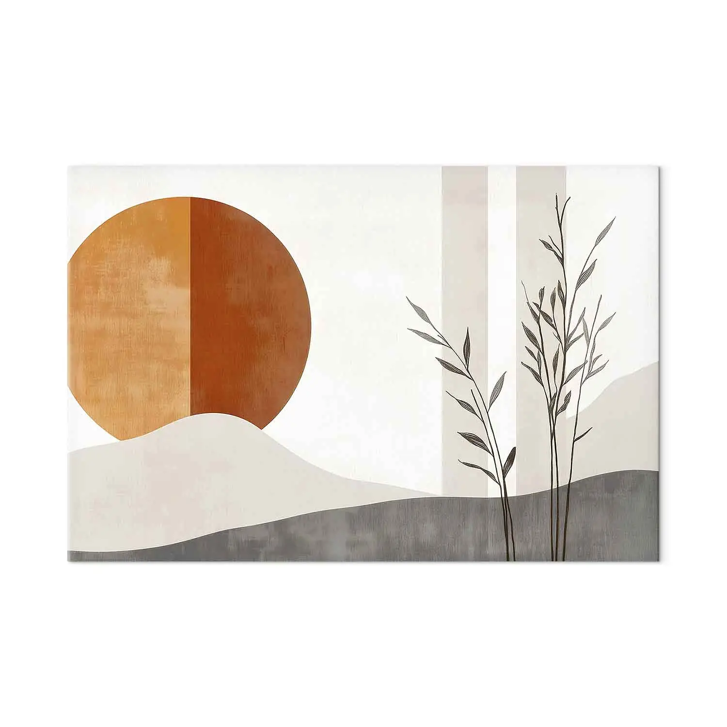 estilos de quadros para sala minimalista