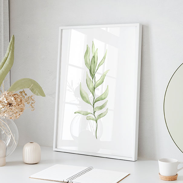 Tendência de quadros de fotos minimalistas