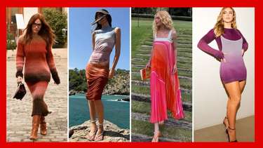 Tendência de roupas com efeito degradê (ombré)