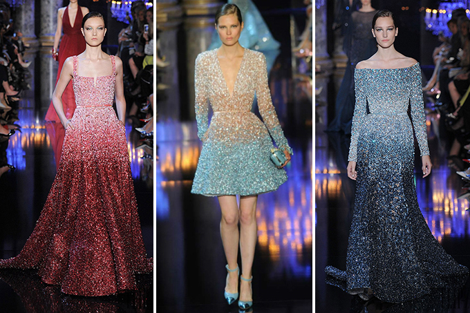 Tendência de roupas com efeito degradê (ombré)