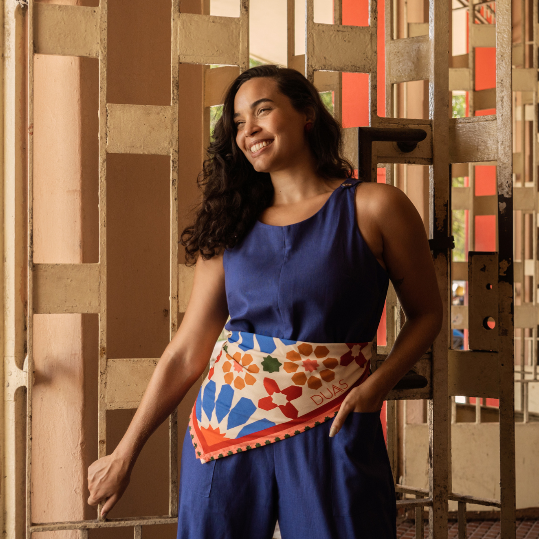 Tendência de roupas com estampas de lenço