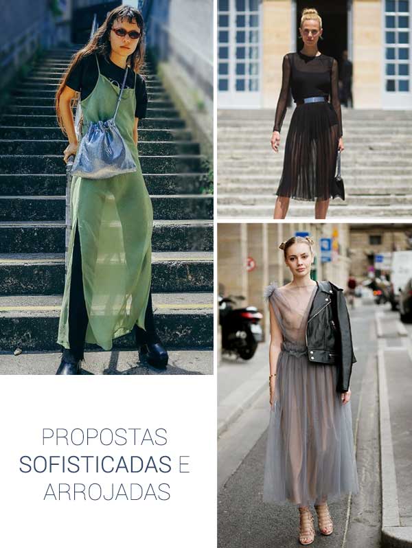 Sobreposições com Tule: Crie Looks Modernos e Sofisticados