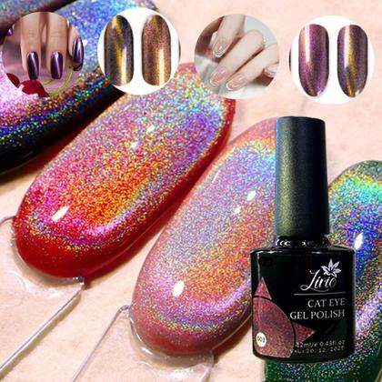 esmalte com efeito 3D