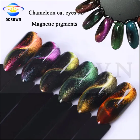 esmalte com efeito 3D