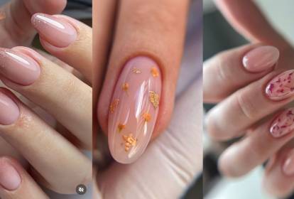 Tendência de unhas decoradas com flores secas