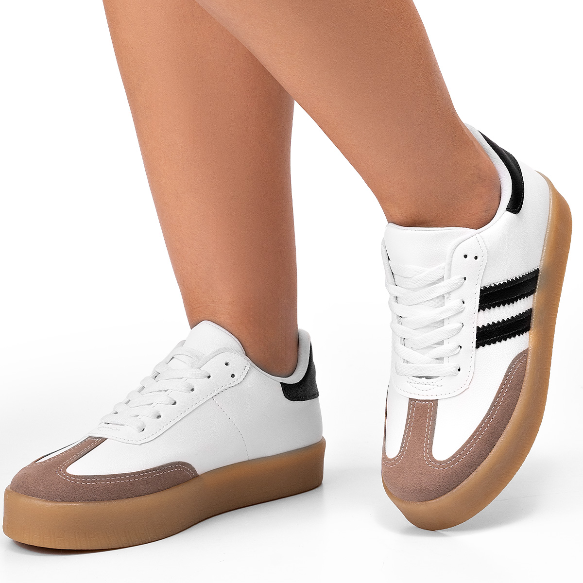 tênis branco feminino chunky