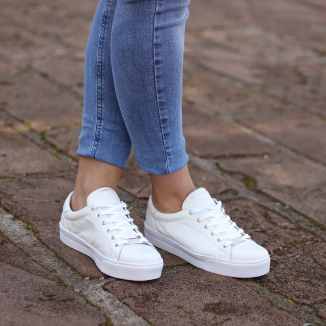 tênis branco feminino cano alto