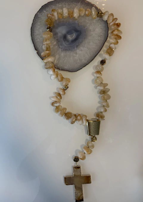 terço de mesa quartzo branco vs terço de cristal