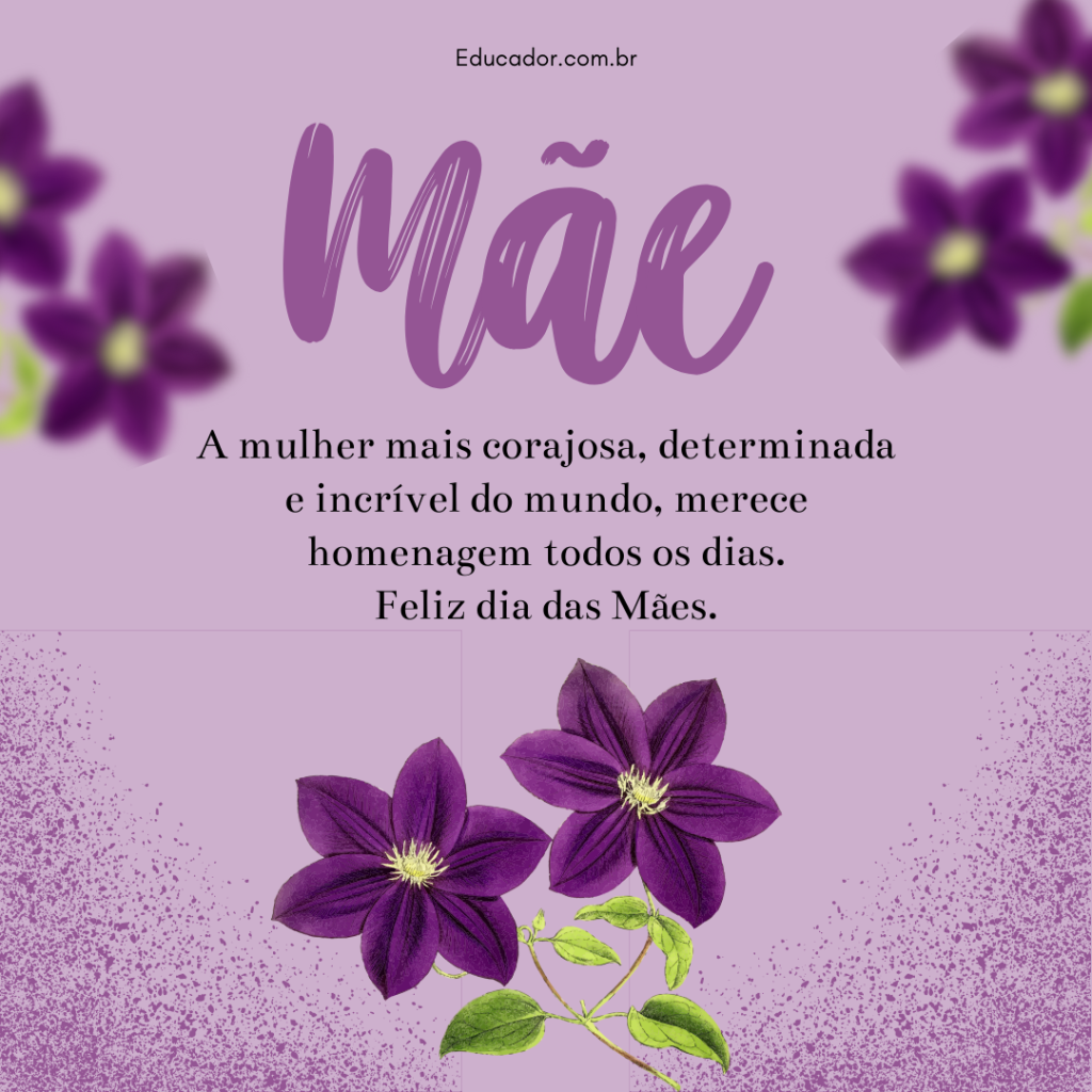cartão dia das mães mensagem
