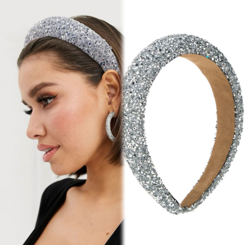 tiara de cabelo branca