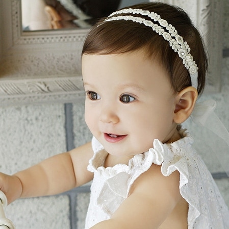 tiaras de perola para bebe