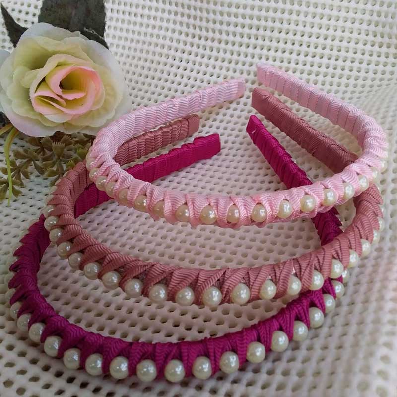 tiaras de perola para bebe