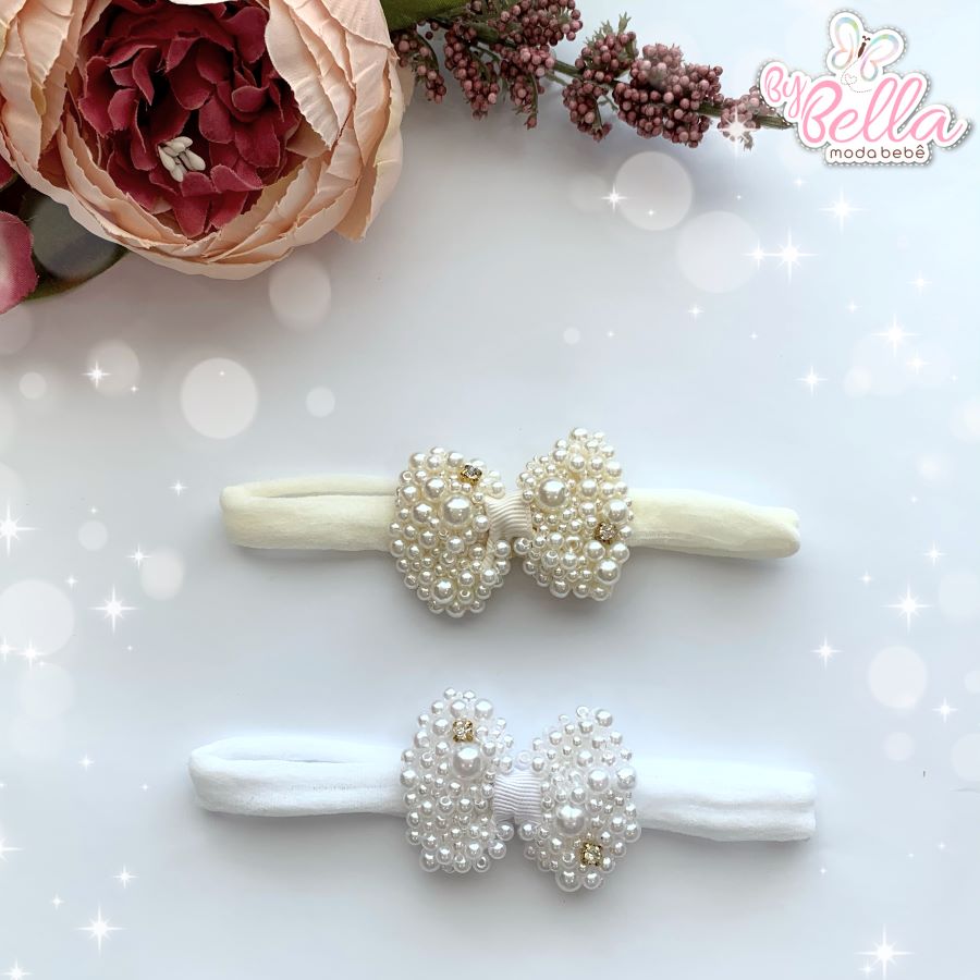 tiaras de perola para bebe