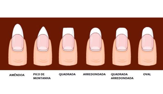 tendências de formatos de unhas 2026