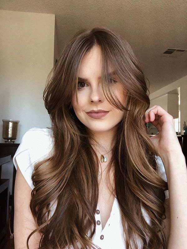 tipos de franja para cabelo liso