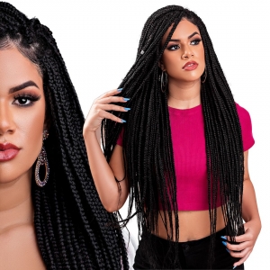 inspiração box braids jumbo estilos