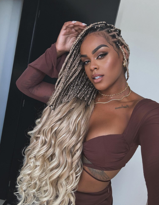 como escolher a cor do jumbo para box braids