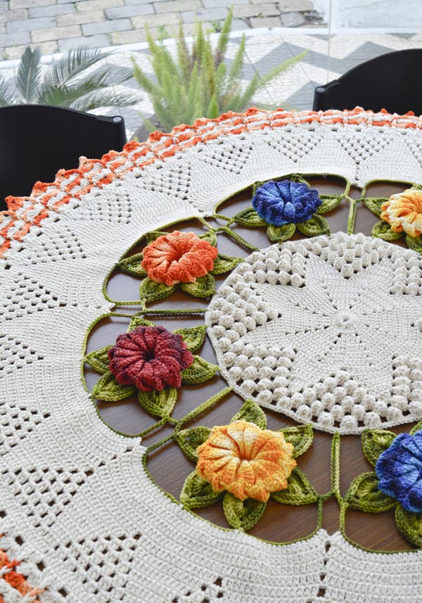 Toalha de Crochê Redonda: Dicas de Decoração e Combinações