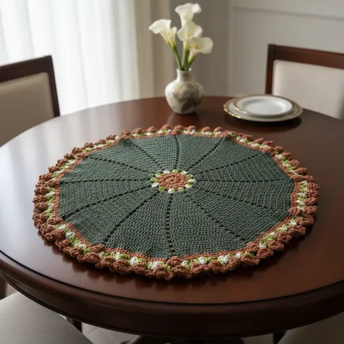 Os Melhores Modelos de Toalha de Crochê Redonda: Do Clássico ao Moderno