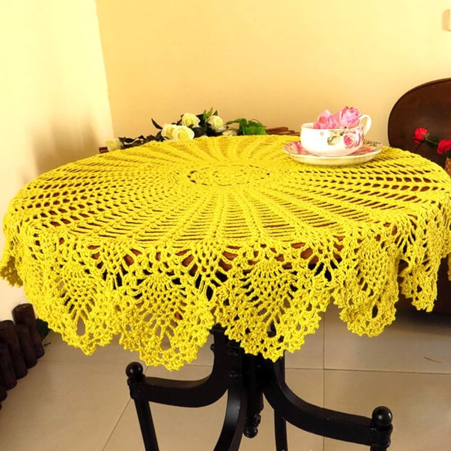 Onde Comprar Toalha de Mesa de Crochê Redonda Online: Lojas e Marketplaces