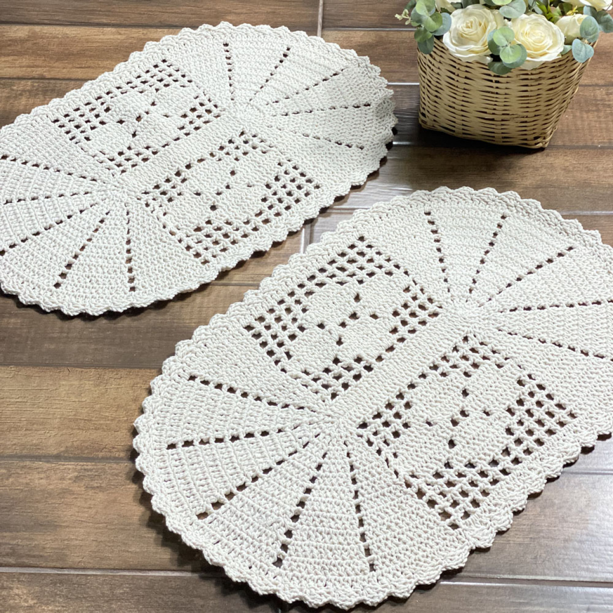 Inspirações de Decoração com Toalhas de Crochê Ovais: Do Clássico ao Moderno